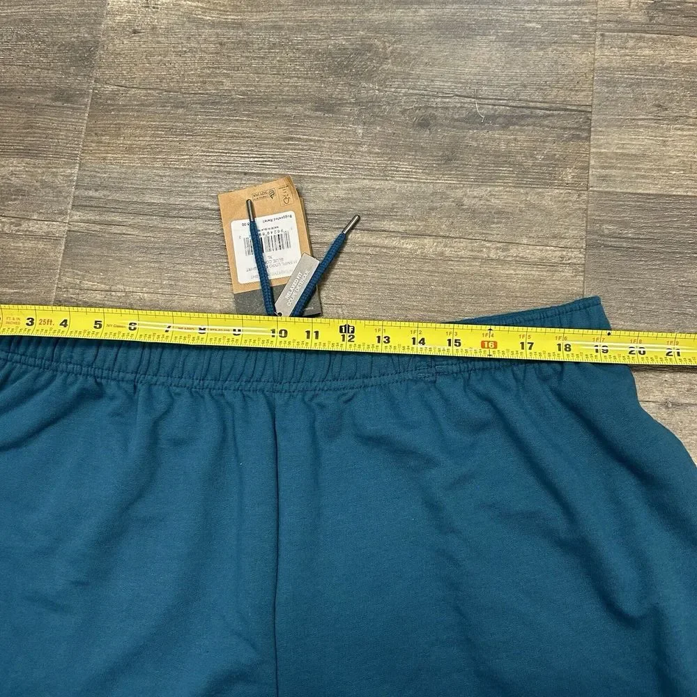 NWT The North Face Fleece Simple Logo Shorts Men XL Blue Coral Relaxed‎ (367)